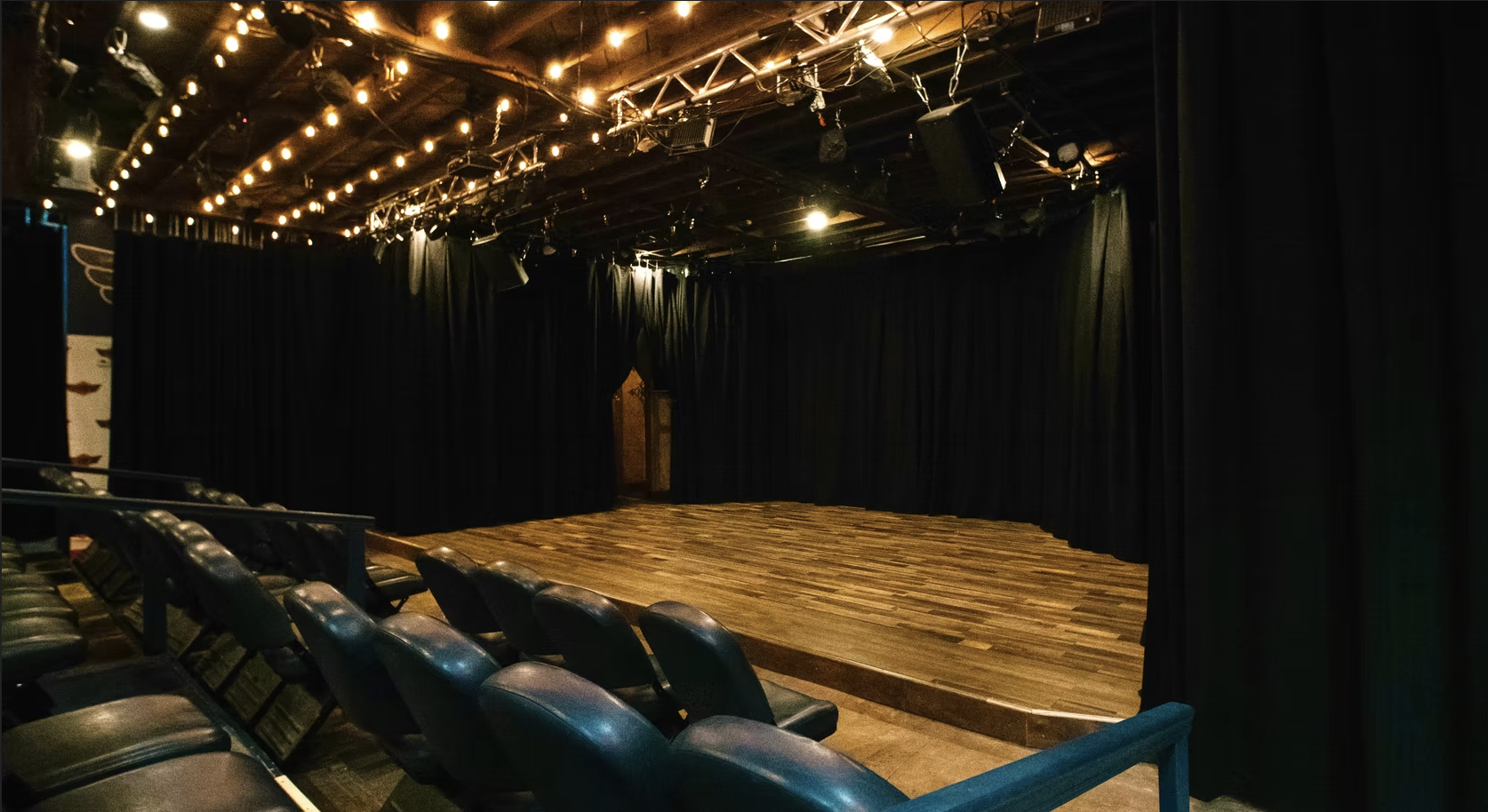 The Hive theater stage